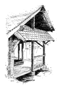 Drawing of Bryant Ridge Shelter